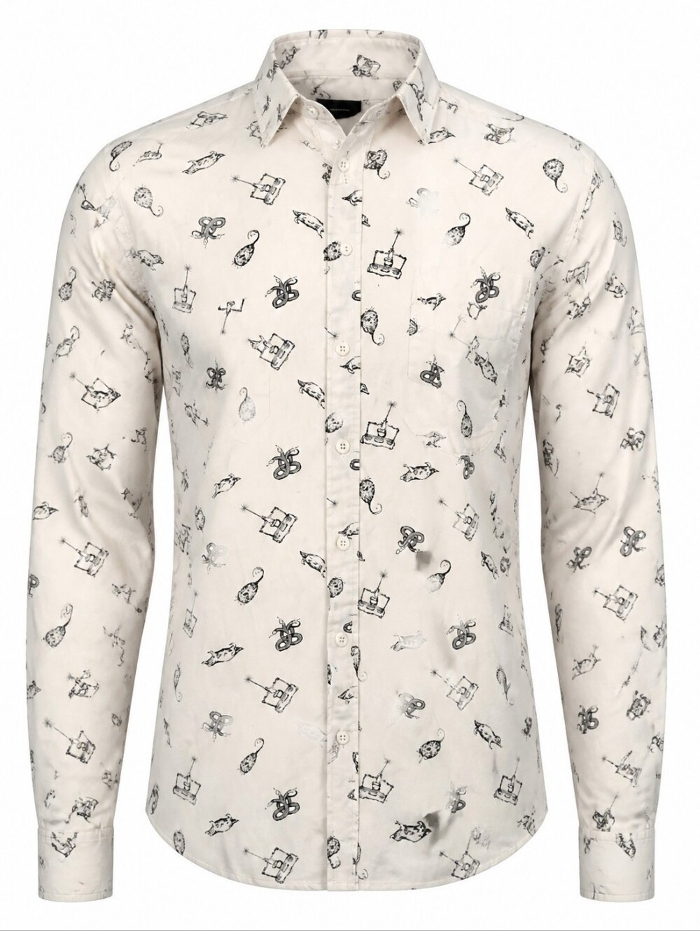 Fantastic Beasts BoxLunch Limited Collection Button Down Shirt Mens Medium